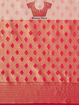 Mimosa Women's Woven Design Banarasi Art Silk Saree With Blouse Piece : SA00001212SFFREE