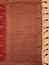 Mimosa Women's Woven Design Banarasi Art Silk Saree With Blouse Piece : SA00001216MRFREE