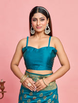 Mimosa Women's Woven Design Kanjivaram Art Silk Saree With Blouse Piece : SA00001219ANFREE