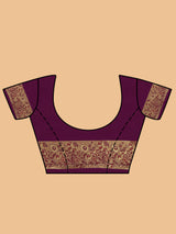 Mimosa Women's Woven Design Kanjivaram Art Silk Saree With Blouse Piece : SA00001220MJFREE