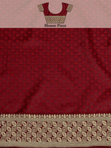 Mimosa Women's Woven Design Kanjivaram Art Silk Saree With Blouse Piece : SA00001221MRFREE