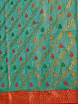 Mimosa Women's Woven Design Banarasi Art Silk Saree With Blouse Piece : SA00001224SFFREE