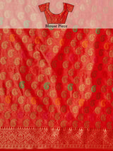 Mimosa Women's Woven Design Banarasi Art Silk Saree With Blouse Piece : SA00001225PCFREE