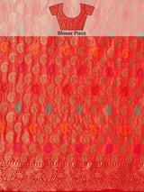 Mimosa Women's Woven Design Banarasi Art Silk Saree With Blouse Piece : SA00001225TSFREE