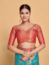 Mimosa Women's Woven Design Kanjivaram Art Silk Saree With Blouse Piece : SA00001228SFFREE