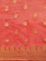 Mimosa Women's Woven Design Banarasi Art Silk Saree With Blouse Piece : SA00001237REDFREE