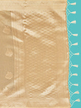 Mimosa Women's Woven Design Banarasi Art Silk Saree With Blouse Piece : SA00001254CKFREE