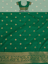 Mimosa Women's Woven Design Banarasi Art Silk Saree With Blouse Piece : SA00001275PSFREE