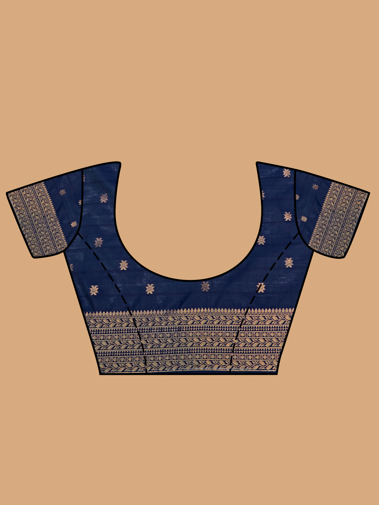 Mimosa Women's Woven Design Kanjivaram Art Silk Saree With Blouse Piece : SA00001277GYFREE