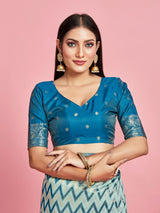 Mimosa Women's Woven Design Kanjivaram Art Silk Saree With Blouse Piece : SA00001280SFFREE