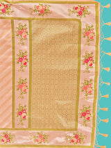 Mimosa Women's Woven Design Banarasi Art Silk Saree With Blouse Piece : SA00001282PCFREE