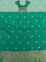 Mimosa Women's Woven Design Kanjivaram Art Silk Saree With Blouse Piece : SA00001283PSFREE