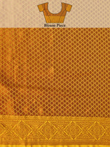 Mimosa Women's Woven Design Kanjivaram Art Silk Saree With Blouse Piece : SA00001289MRFREE