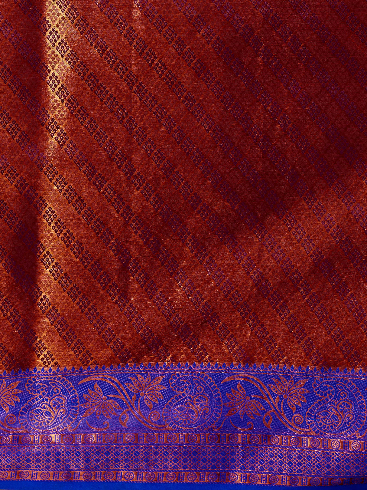 Mimosa Women's Woven Design Kanjivaram Art Silk Saree With Blouse Piece : SA00001293VLFREE