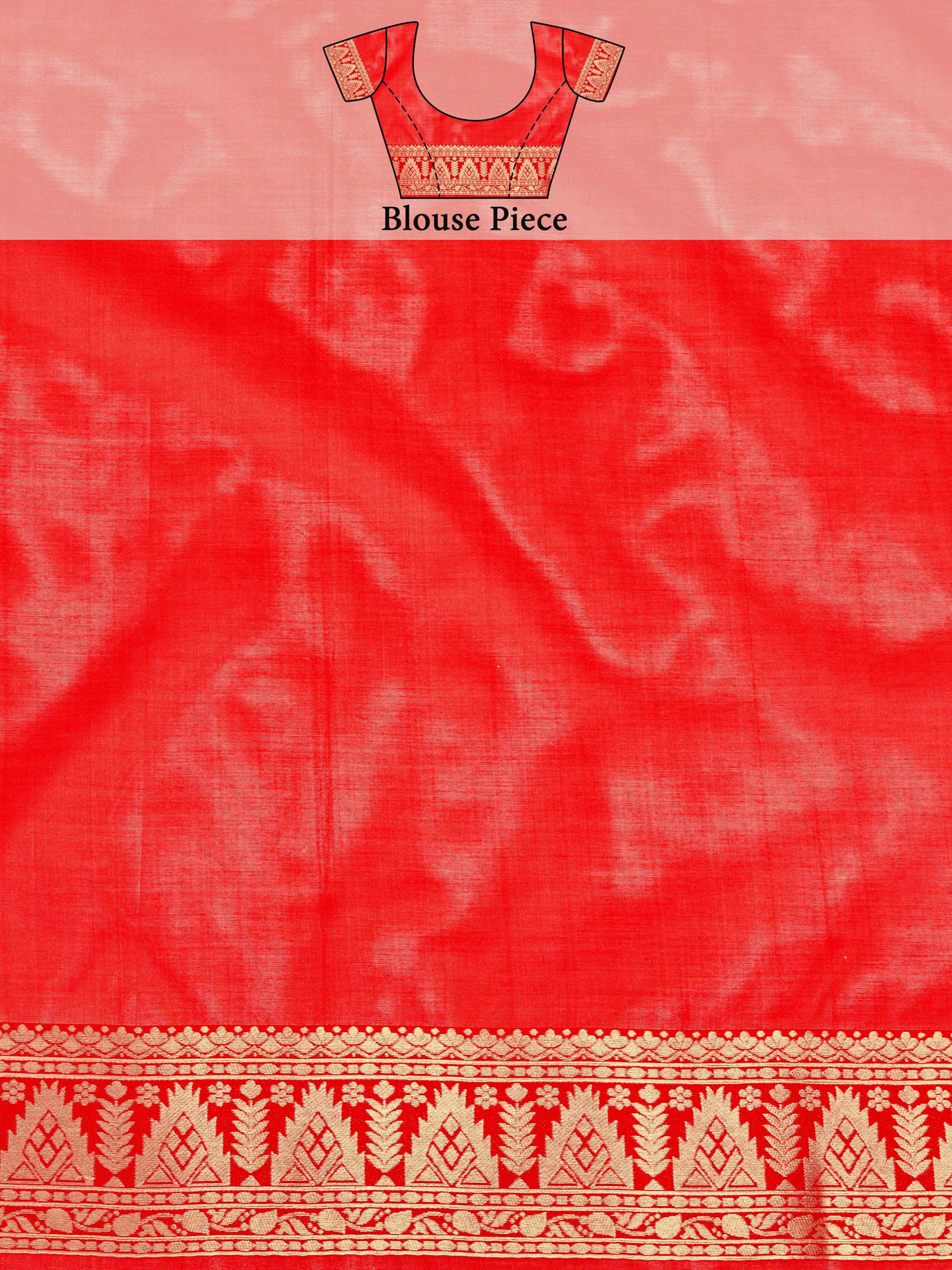 Mimosa Women's Woven Design Kanjivaram Art Silk Saree With Blouse Piece : SA00001339WHFREE