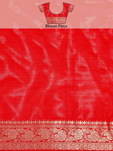 Mimosa Women's Woven Design Kanjivaram Art Silk Saree With Blouse Piece : SA00001340WHFREE