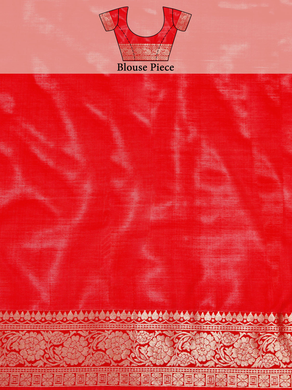 Mimosa Women's Woven Design Kanjivaram Art Silk Saree With Blouse Piece : SA00001340WHFREE