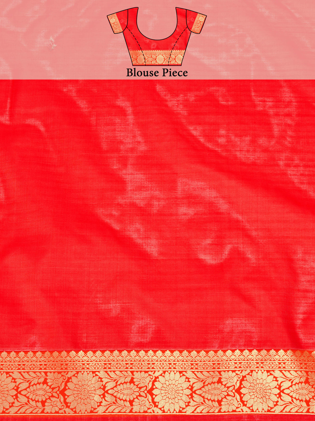 Mimosa Women's Woven Design Kanjivaram Art Silk Saree With Blouse Piece : SA00001341WHFREE