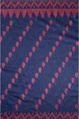 Mimosa Women's Woven Design Kanjivaram Style Art Silk Saree With Blouse Piece : SA00001658BLUFREE