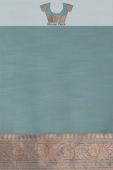 Mimosa Women's Woven Design Banarasi Style Art Silk Saree With Blouse Piece : SA00001764SFFREE