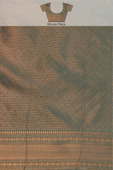 Mimosa Women's Woven Design Kanjivaram Style Art Silk Saree With Blouse Piece : SA00001790PCFREE