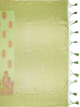 Mimosa Women's Woven Design Banarasi Style Art Silk Saree With Blouse Piece : SA00001990PSFREE