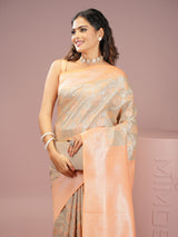 Mimosa Women's Woven Design Kanjivaram Style Art Silk Saree With Blouse Piece : SA00002003CKFREE