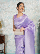 Mimosa Women's Woven Design Kanjivaram Style Art Silk Saree With Blouse Piece : SA00002113VLFREE
