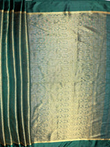 MIMOSA Women's Woven Design Mysore Silk Style Crepe Saree with Blouse Piece - Green ( SA00003134GRNFREE )