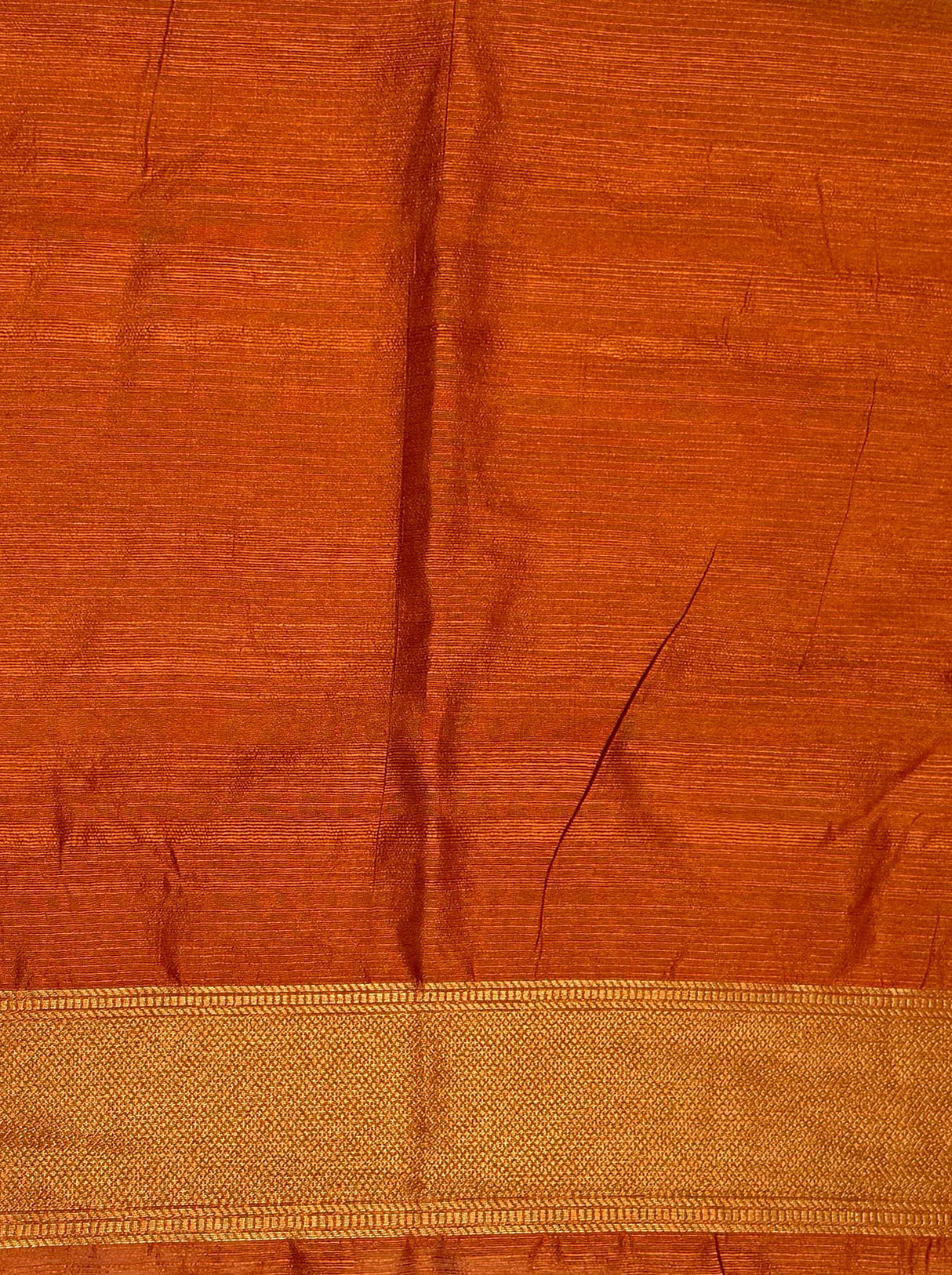 MIMOSA Women's Woven Design Banarasi Style dola silk Saree with Blouse Piece - Rust ( SA00003137RSFREE )
