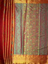 MIMOSA Women's Woven Design Kanjivaram Style Art Silk  Saree with Blouse Piece - Maroon ( SA00003145MRFREE )