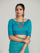 Mimosa Women's Woven Design Kanjivaram Style Art Silk Saree With Blouse Piece : SA0000861SF