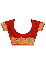 Mimosa Women's Woven Design Banarasi Orgenza Saree With Blouse Piece : SA0000864GD