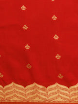 Mimosa Women's Woven Design Banarasi Orgenza Saree With Blouse Piece : SA0000864GD