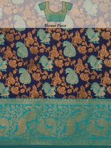Mimosa Women's Woven Design Kanjivaram Art Silk Saree With Blouse Piece : SA0000890NV