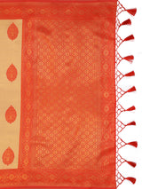 Mimosa Women's Woven Design Kanjivaram Art Silk Saree With Blouse Piece : SA0000900PC