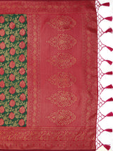 Mimosa Women's Woven Design Kanjivaram Art Silk Saree With Blouse Piece : SA0000903BG