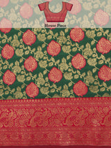 Mimosa Women's Woven Design Kanjivaram Art Silk Saree With Blouse Piece : SA0000903BG