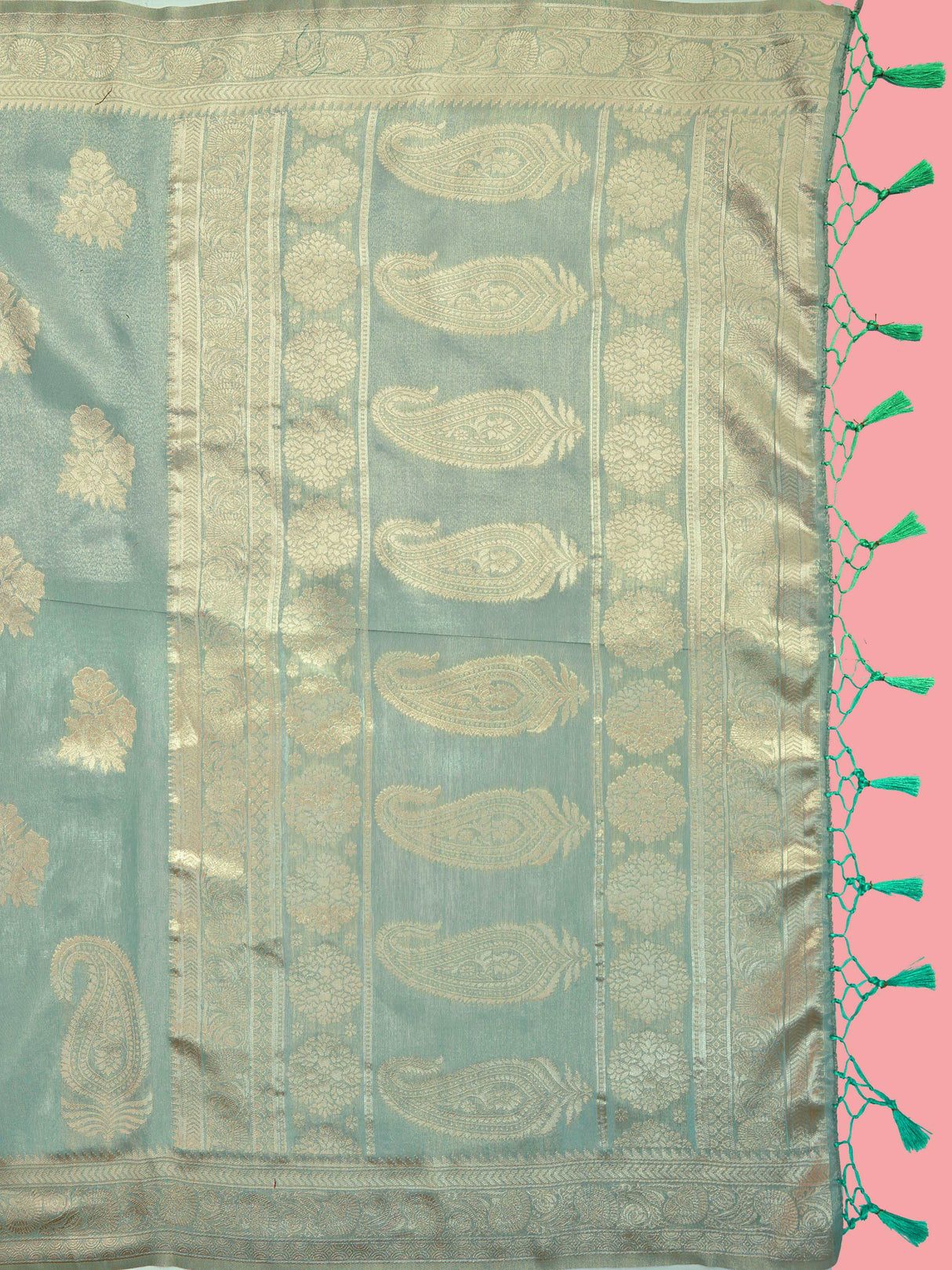 Mimosa Women's Woven Design Banarasi Art Silk Saree With Blouse Piece : SA00001217ANFREE