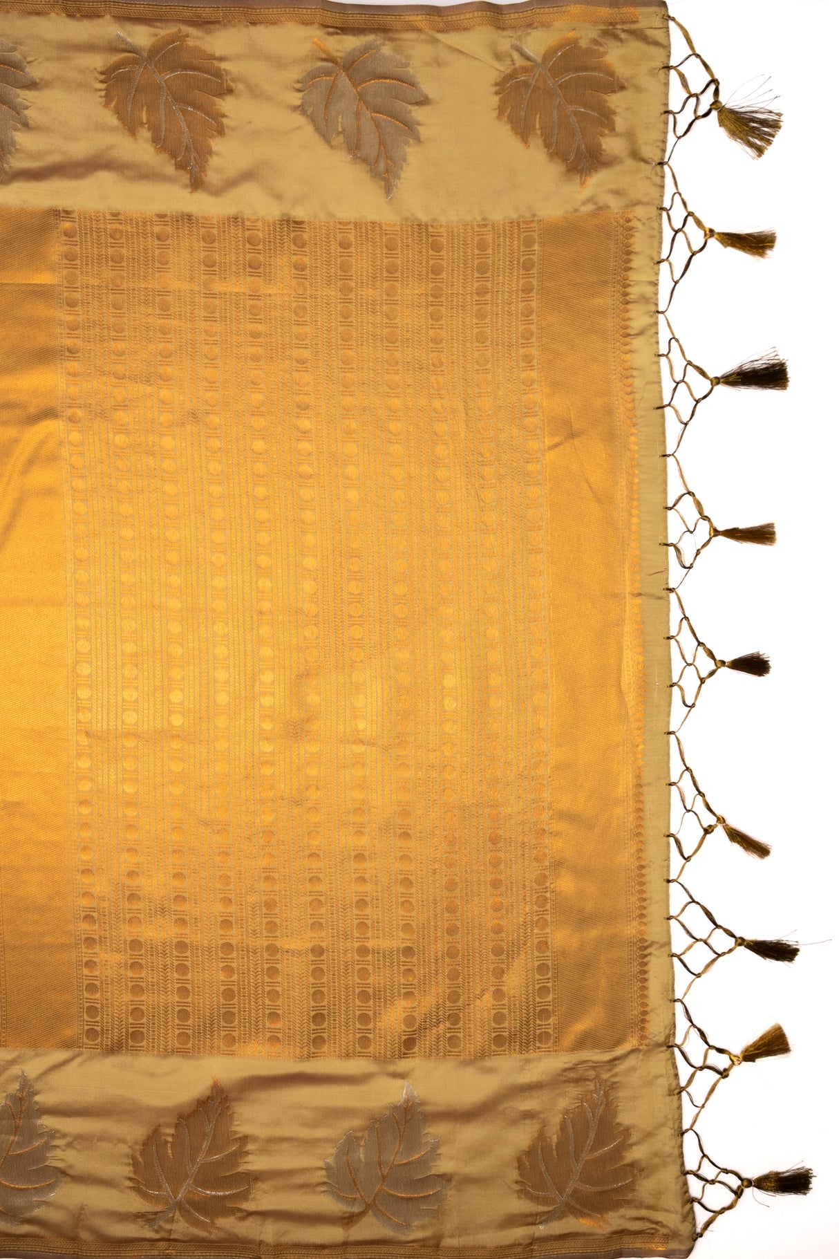 Mimosa Women's Woven Design Kanjivaram Style Art Silk Saree With Blouse Piece : SA00001760GDFREE