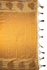 Mimosa Women's Woven Design Kanjivaram Style Art Silk Saree With Blouse Piece : SA00001760GDFREE