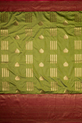Mimosa Women's Woven Design Kanjivaram Style Art Silk Saree With Blouse Piece : SA00001732OLFREE