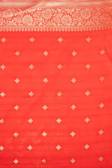 Mimosa Women's Woven Design Kanjivaram Style Art Silk Saree With Blouse Piece : SA00001586ORFREE
