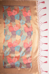 Mimosa Women's Woven Design Banarasi Style Art Silk Saree With Blouse Piece : SA00001787PNKFREE