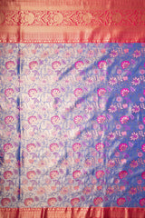 Mimosa Women's Woven Design Kanjivaram Style Art Silk Saree With Blouse Piece : SA00001827RBFREE