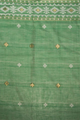 Mimosa Women's Woven Design Kanjivaram Style Art Silk Saree With Blouse Piece : SA00001734GRNFREE