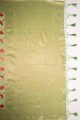 Mimosa Women's Woven Design Banarasi Style Art Silk Saree With Blouse Piece : SA00001602PSFREE