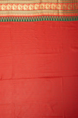 Mimosa Women's Woven Design Kanjivaram Style Art Silk Saree With Blouse Piece : SA00001733GRNFREE
