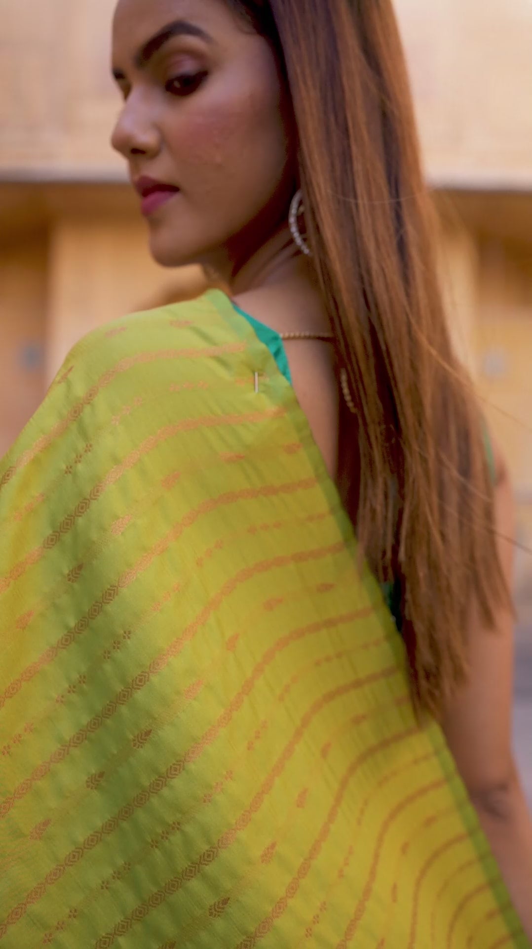 Mimosa Women's Woven Design Kanjivaram Style Art Silk Saree With Blouse Piece : SA00001374OLFREE