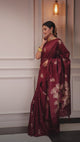Mimosa Women's Woven Design Bishnupuri  Style Art Silk Saree With Blouse Piece : SA00001662MRFREE